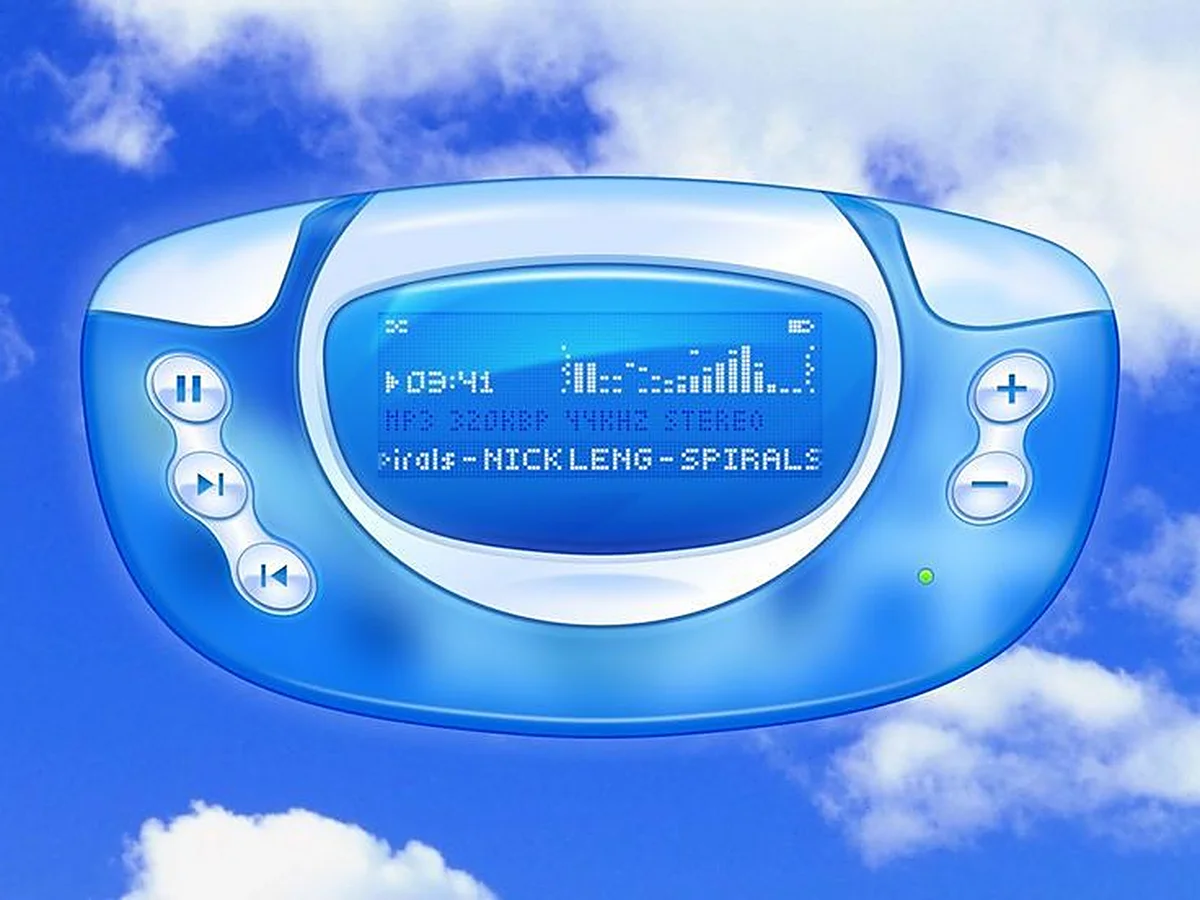 Frutiger Aero MP3 player